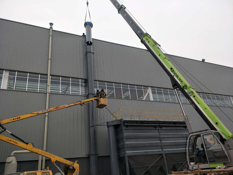 山河智能廢氣和粉塵處理項(xiàng)目